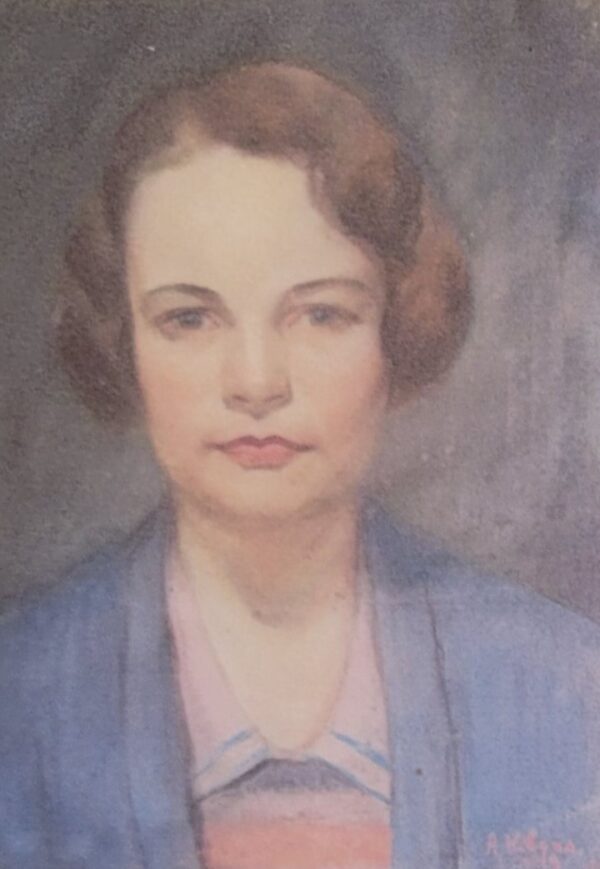 "Naise portree, 1949 (Valli Elluz)" Kilgas August