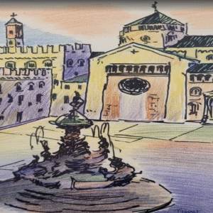 Naha Johann “Vaade Trento toomkirikule"