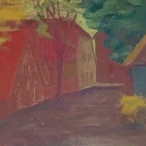 Osvald Lääne “Tänav asulas”