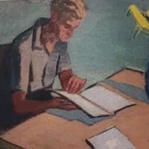 Osvald Lääne “Poiss laua taga”