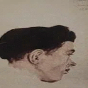 "Noormees Senezi järve äärest" Berta Mäger