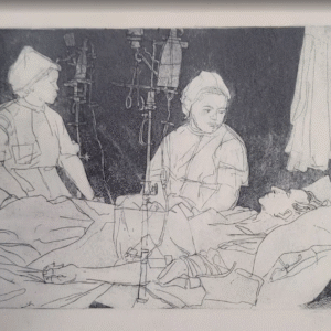 Evald Okas  “Õed haige juures”