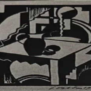 Jaan Vahtra “Tüdruk laua taga"