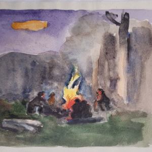 Valdur Ohakas “Lõkke ääres 2”