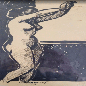 Valdur Ohakas “(Seisev akt ja istuv akt)”