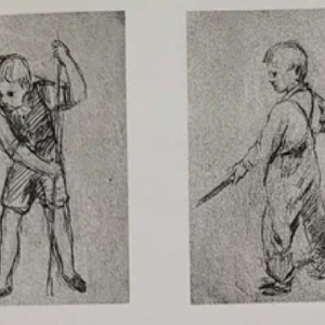 Louis Pavel 1) "Poiss tsevaades" 2) "Poiss külgvaades”