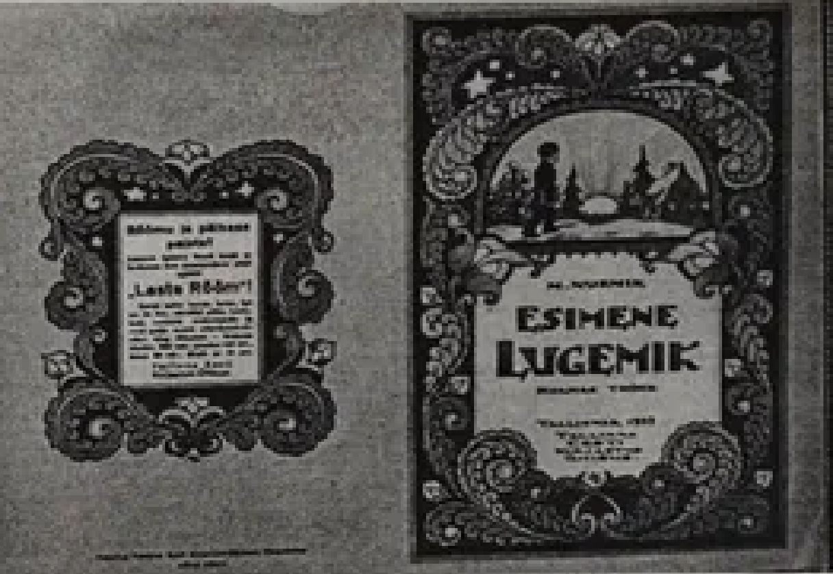 Aleksander Eisvald “ Esimene lugemik"
