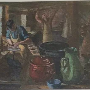 Eva Ole “Keeramikaateljees”