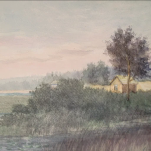 K Paulson  “Maastik majadega"