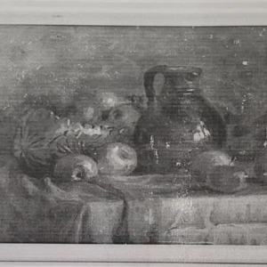 Aleksander Peek  "Natüürmort  õuntega"