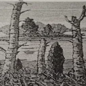 Oscar Lundefjord “Maastik järvega”