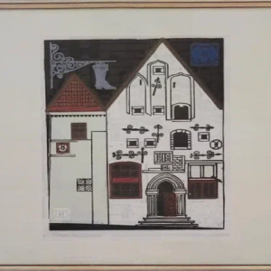 "Linoollõige 1968" Berta Mäger