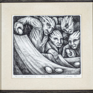 Jüri Arrak "Munade veeretamine"